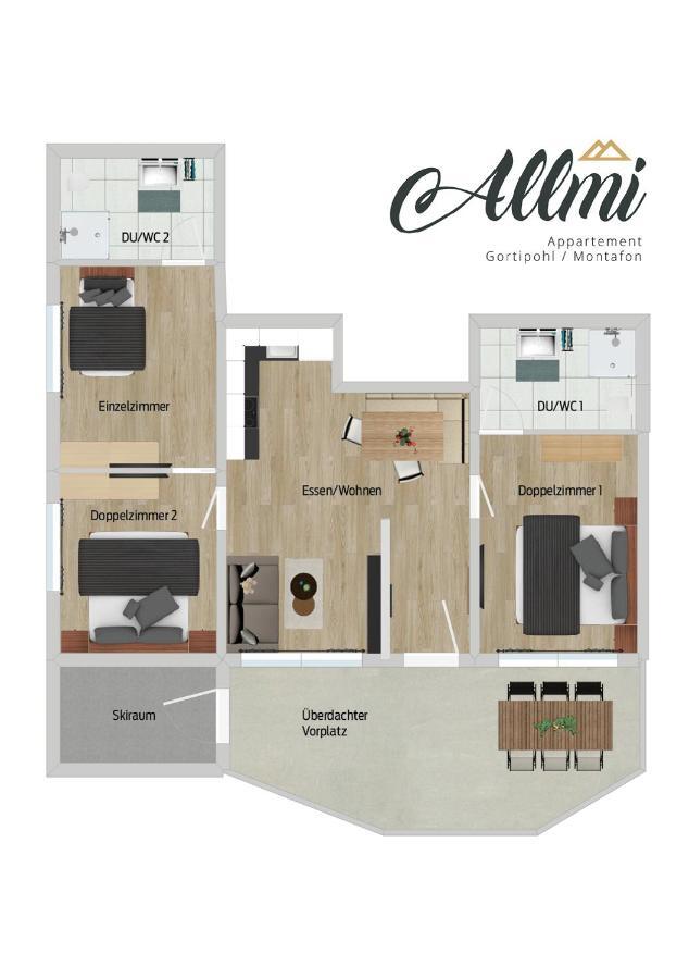 Allmi Appartement Sankt Gallenkirch Buitenkant foto